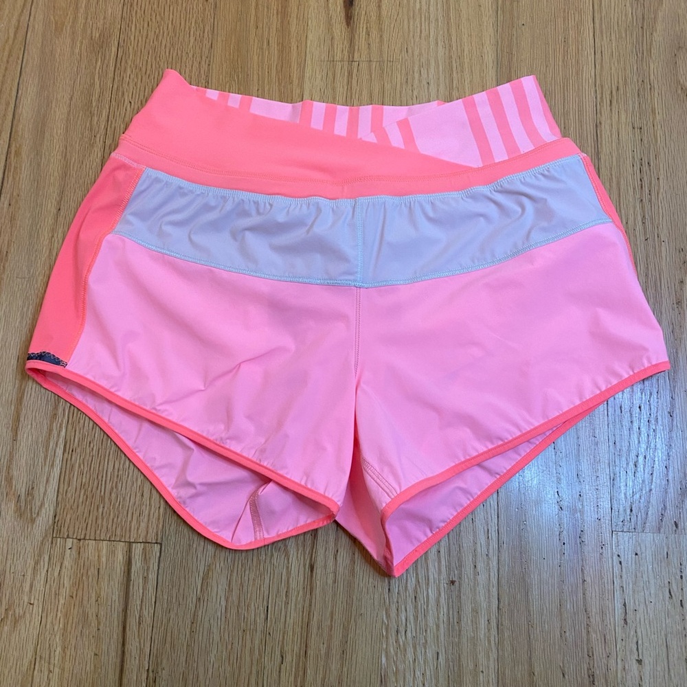 lululemon athletica Pink and Coral Athletic Shorts